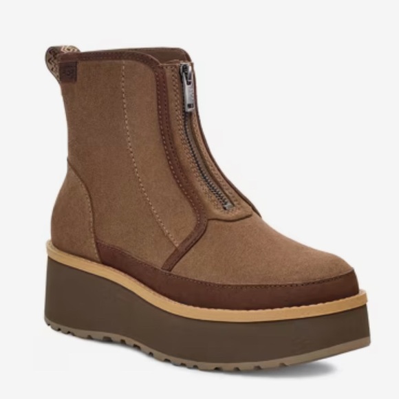 UGG Cityfunc Zip Water-Resistant Platform Bootie - Picture 1 of 9
